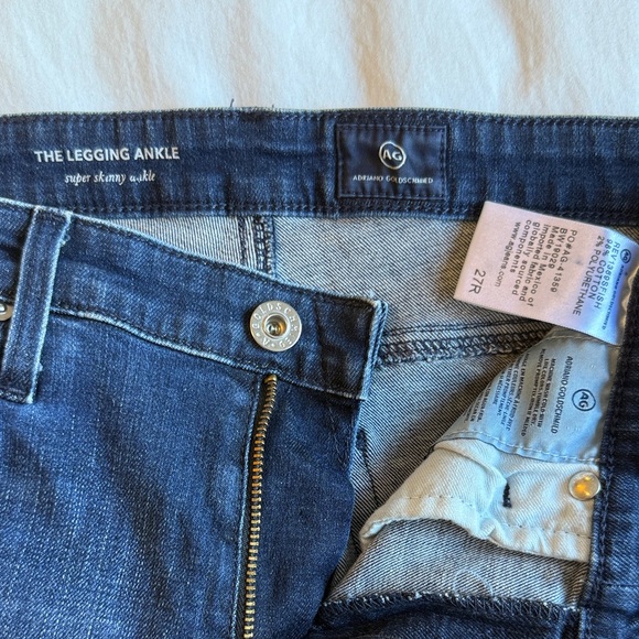 AG Adriano Goldschmied Blue Ankle Jeans - Picture 1 of 4